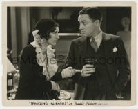 2a917 TRAVELING HUSBANDS 8x10.25 still 1931 close up of Evelyn Brent accusing Frank Albertson!