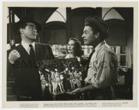 2a919 TROUBLE WITH WOMEN 8x10.25 still 1946 Teresa Wright watches Milland about to punch Donlevy!