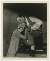2a927 UNHOLY 3 8.25x10 still 1930 Lon Chaney Sr. & ventriloquist dummy with pretty Lila Lee!