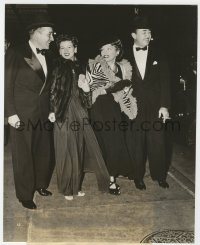 2a254 DUMBO candid 7.25x9 still 1941 Gloria Swanson with ex-husband & his bride at world premiere!