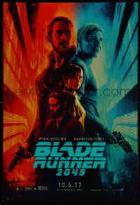 2b645 BLADE RUNNER 2049 teaser DS 1sh 2017 great montage image with Harrison Ford & Ryan Gosling!