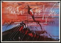 2b567 PINK FLOYD 24x34 English commercial poster 1979 The Wall, marching hammers by Gerald Scarfe!