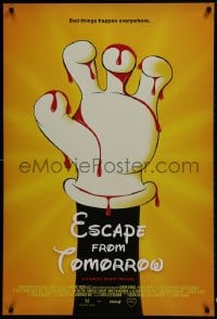 2b697 ESCAPE FROM TOMORROW DS 1sh 2013 bad things happen everywhere, bloody mouse hand!