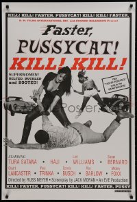 2b700 FASTER, PUSSYCAT! KILL! KILL! 1sh R1995 Russ Meyer's best, Satana, Haji, superwomen!