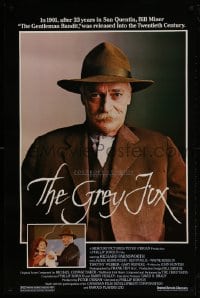 2b728 GREY FOX heavy stock 1sh 1983 Richard Farnsworth as gentleman bandit, western!