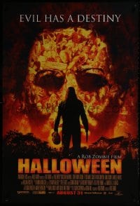 2b733 HALLOWEEN advance DS 1sh 2007 directed by Rob Zombie, evil has a destiny, cool image!