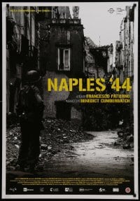 2b839 NAPLES '44 1sh 2017 World War II, Benedict Cumberbatch, Alan Arkin, Borgnine and Keenan Wynn!