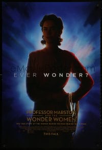 2b868 PROFESSOR MARSTON & THE WONDER WOMEN advance DS 1sh 2017 Wonder Woman, Rebecca Hall!