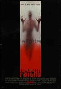 2b870 PSYCHO heavy stock advance 1sh 1998 Hitchcock re-make, image of victim behind shower curtain!