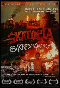 2b908 SKATOPIA: 88 ACRES OF ANARCHY 1sh 2010 Brewce Martin, cool images of anarchist skate park!