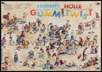 2b244 HIMMEL HOLLE GUMMITWIST 24x33 German museum/art exhibition 1993 Annette Schemm, Renate Beck!