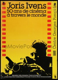 2b206 JORIS IVENS 20x28 French film festival poster 1979 50 Ans de Cinema a Travers le Monde!