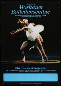 2b321 MOSKAUER BALLETTENSEMBLE 23x33 Austrian stage poster 1990s image of two ballet dancers!