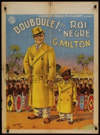 2c001 BOUBOULE 1ER ROI NEGRE pre-war Belgian 1934 Bouboule the 1st Black King, ultra-rare!
