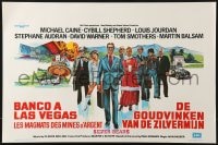 2c302 SILVER BEARS Belgian 1977 Michael Caine, Cybill Shepherd, completely different art of cast!