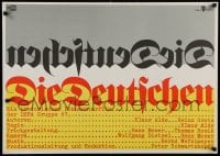 2c169 DIE DEUTSCHEN East German 23x32 1980 Klaus Alde historical documentary, Einstein, many more!
