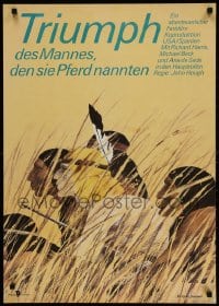 2c195 TRIUMPHS OF A MAN CALLED HORSE East German 23x32 1984 Harris & Native Americans by Segner Gruppe 4!