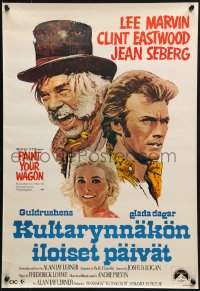 2c130 PAINT YOUR WAGON Finnish R1970s Clint Eastwood, Lee Marvin, Jean Seberg, different!