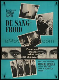 2c899 IN COLD BLOOD French 23x31 1967 Richard Brooks directed, Robert Blake, from Truman Capote!