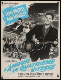 2c924 VIVA LAS VEGAS French 24x32 1965 different images of Elvis Presley & sexy Ann-Margret!
