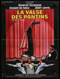 2c961 KING OF COMEDY French 16x21 1983 Robert DeNiro, Martin Scorsese, Jerry Lewis, cool Landi art!