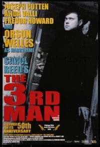 2c990 THIRD MAN French 16x24 R1999 great image of Orson Welles in doorway, classic film noir!