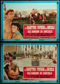 2c533 HERCULES & THE HYDRA group of 7 Italian 18x26 pbustas 1961 Jayne Mansfield & Mickey Hargitay!