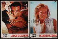 2c549 DR. NO group of 4 Italian 13x18 pbustas R1970s Sean Connery as James Bond 007 & sexy ladies!