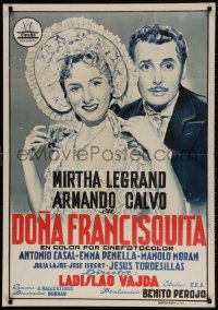 2c207 DONA FRANCISQUITA Spanish 1952 Mirtha Legrand in the title role as Dona Francisquita!
