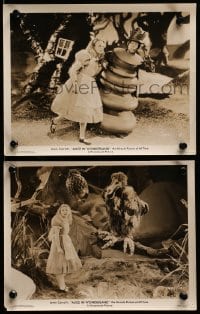 2d887 ALICE IN WONDERLAND 2 8x10 stills 1933 Charlotte Henry as Alice, Polly Moran & Edna May Oliver