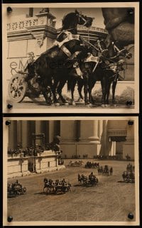 2d893 BEN-HUR 2 deluxe 8x10 stills 1925 A Tale of the Christ, Fred Nibloe, classic, chariot race!