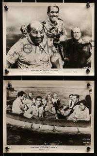 2d460 ABANDON SHIP 8 8x10 stills 1957 Tyrone Power & 25 survivors in a lifeboat!
