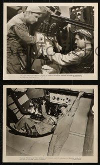 2d825 ABBOTT & COSTELLO GO TO MARS 3 8x10 stills 1953 wacky astronauts Bud & Lou in outer space!