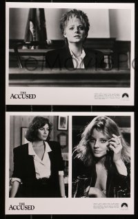 2d826 ACCUSED 3 8x10 stills 1988 Jodie Foster in her Best Actress Academy Award winning role!