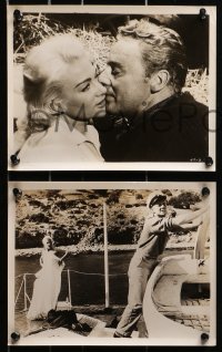 2d193 ACTION OF THE TIGER 21 8x10 stills 1962 Van Johnson & Martine Carol try to escape conspiracy!