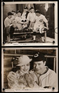 2d665 ALIBI IKE 5 8x10 stills 1935 Chicago Cubs baseball player Joe E. Brown who can't stop lying!
