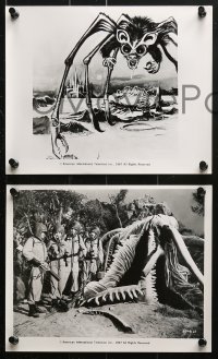 2d370 ANGRY RED PLANET 10 TV 8x10 stills R1967 Gerald Mohr, Nora Hayden, cool sci-fi images!