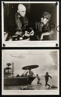 2d464 APOCALYPSE NOW 8 from 7.5x9.5 to 8x10 stills 1979 Francis Ford Coppola, Martin Sheen, Brando!