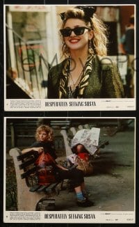 2d030 DESPERATELY SEEKING SUSAN 8 8x10 mini LCs 1985 Madonna, Rosanna Arquette, Aidan Quinn!