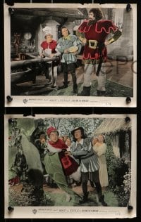 2d040 JACK & THE BEANSTALK 8 color 8x10 stills 1952 Bud Abbott & Lou Costello with Dorothy Ford!