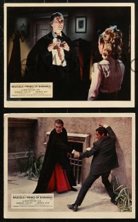 2d079 DRACULA PRINCE OF DARKNESS 7 color English FOH LCs 1966 Hammer horror, sexy Barbara Shelley!