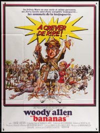 2f557 BANANAS French 1p 1971 great artwork of Woody Allen by E.C. Comics artist Jack Davis!