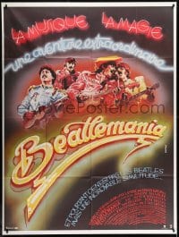 2f558 BEATLEMANIA French 1p 1981 different artwork of The Beatles impersonators by Konkoly!