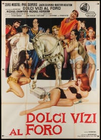 2f029 FUNNY THING HAPPENED ON THE WAY TO THE FORUM Italian 2p 1967 Zero Mostel, different montage!