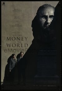 2g054 ALL THE MONEY IN THE WORLD recalled teaser DS 1sh 2017 Ridley Scott, Kevin Spacey credited!