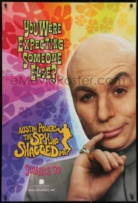 2g075 AUSTIN POWERS: THE SPY WHO SHAGGED ME teaser 1sh 1997 Mike Myers as Dr. Evil!