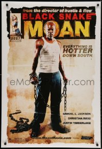 2g122 BLACK SNAKE MOAN teaser DS 1sh 2007 full-length Samuel L. Jackson in chains!