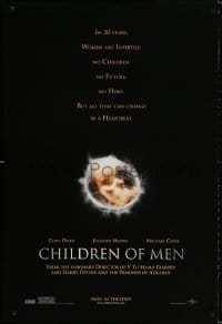 2g167 CHILDREN OF MEN advance DS 1sh 2006 in 20 years, no children. no future. no hope!