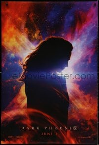 2g205 DARK PHOENIX style A teaser DS 1sh 2019 Marvel Comics, Sophie Turner in the title role!