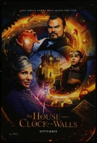 2g428 HOUSE WITH A CLOCK IN ITS WALLS teaser DS 1sh 2018 top cast, it knows what makes you tick!